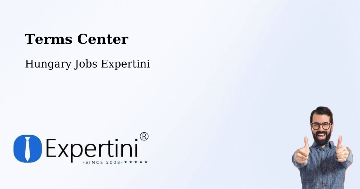 Terms of Service – Vértessomló - Hungary Jobs Expertini